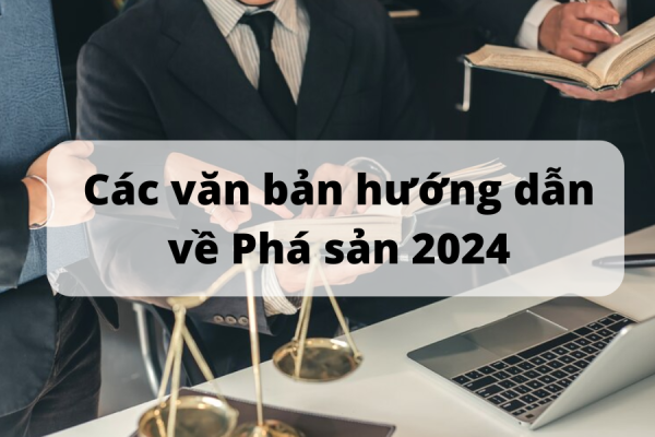 Tất tần tật các văn bản hướng dẫn về Phá sản năm 2024