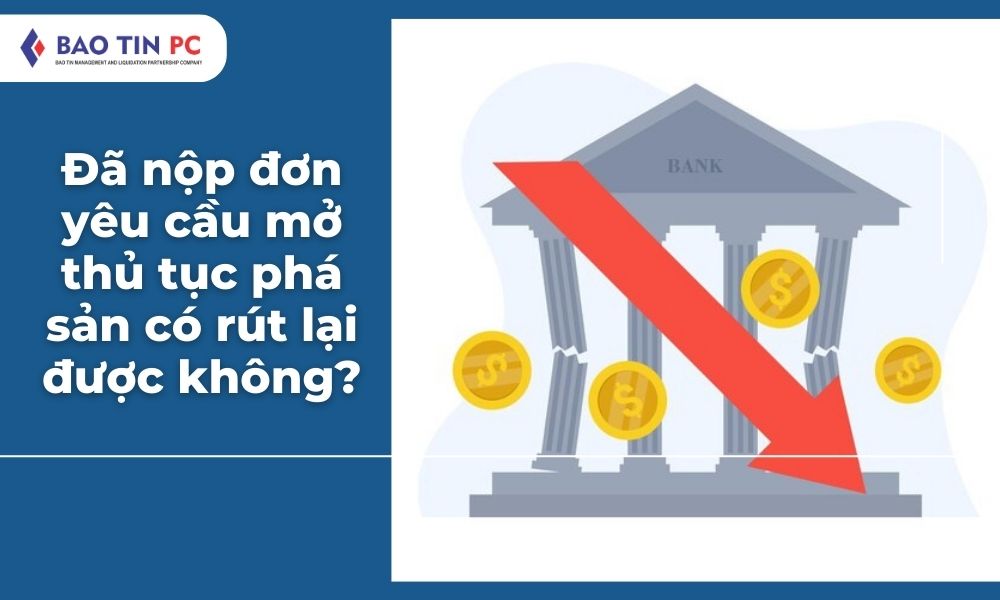 Quyền rút đơn yêu cầu mở thủ tục phá sản và các trường hợp bị trả lại đơn yêu cầu